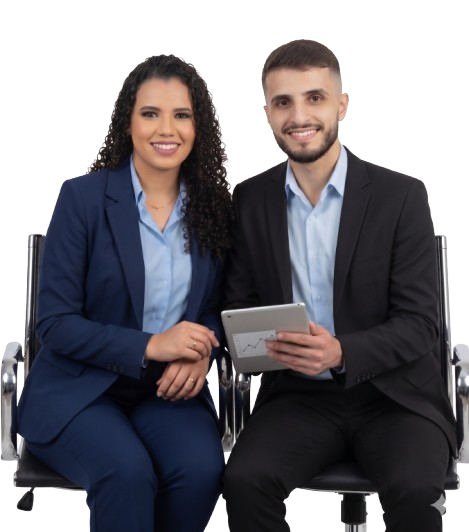 Sócios da D&B Contabilidade em atendimento